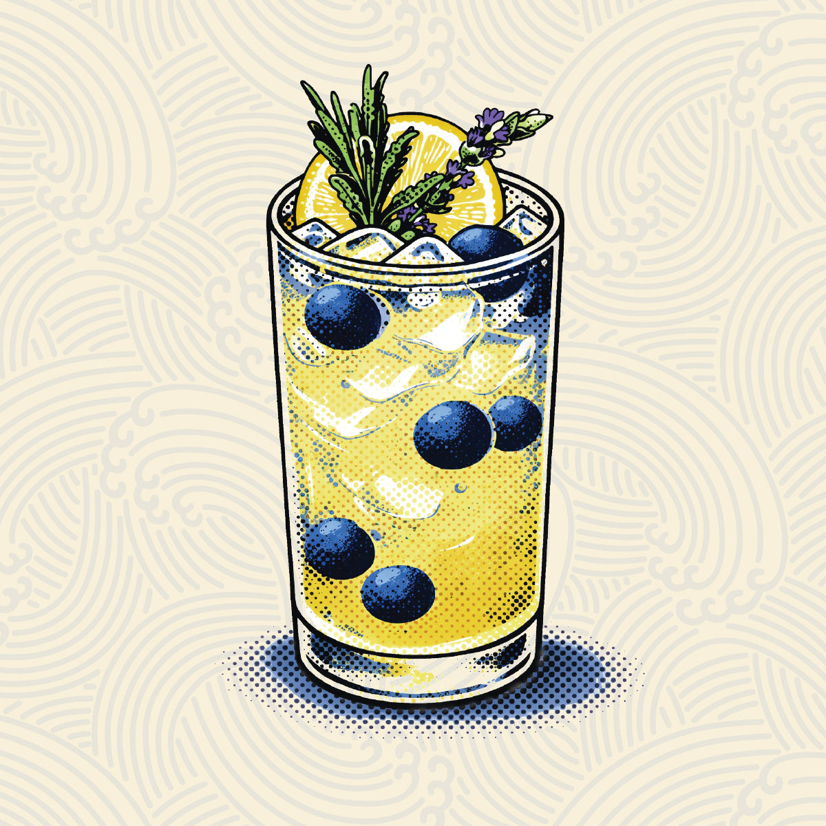 Lavender Blueberry Gin Lemonade
