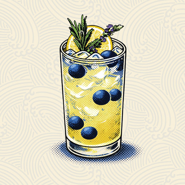 Lavender Blueberry Gin Lemonade