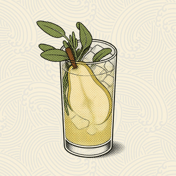 Pear & Sage Gin Fizz
