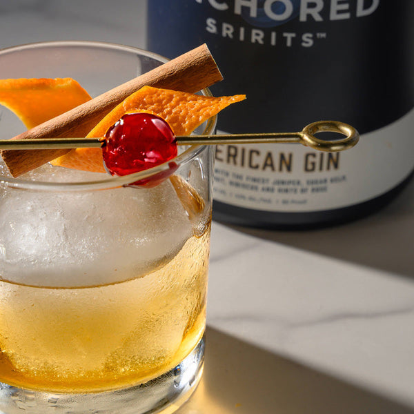 Smoked Gin Old Fashioned