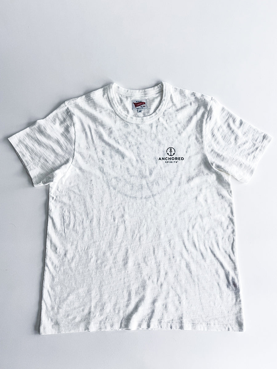 Anchored Spirits Beach Tee