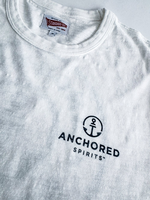 Anchored Spirits Beach Tee