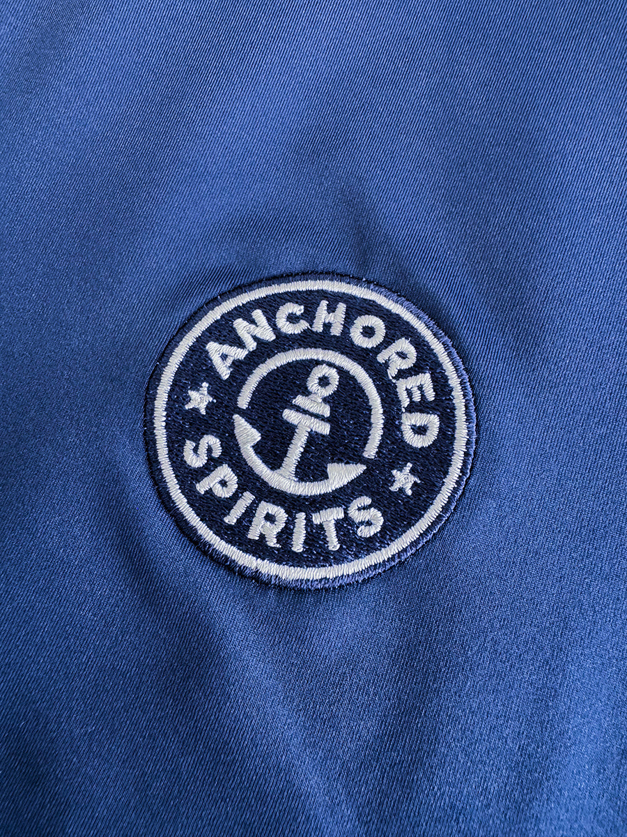 Anchored Spirits Embroidered Performance Jersey Polo