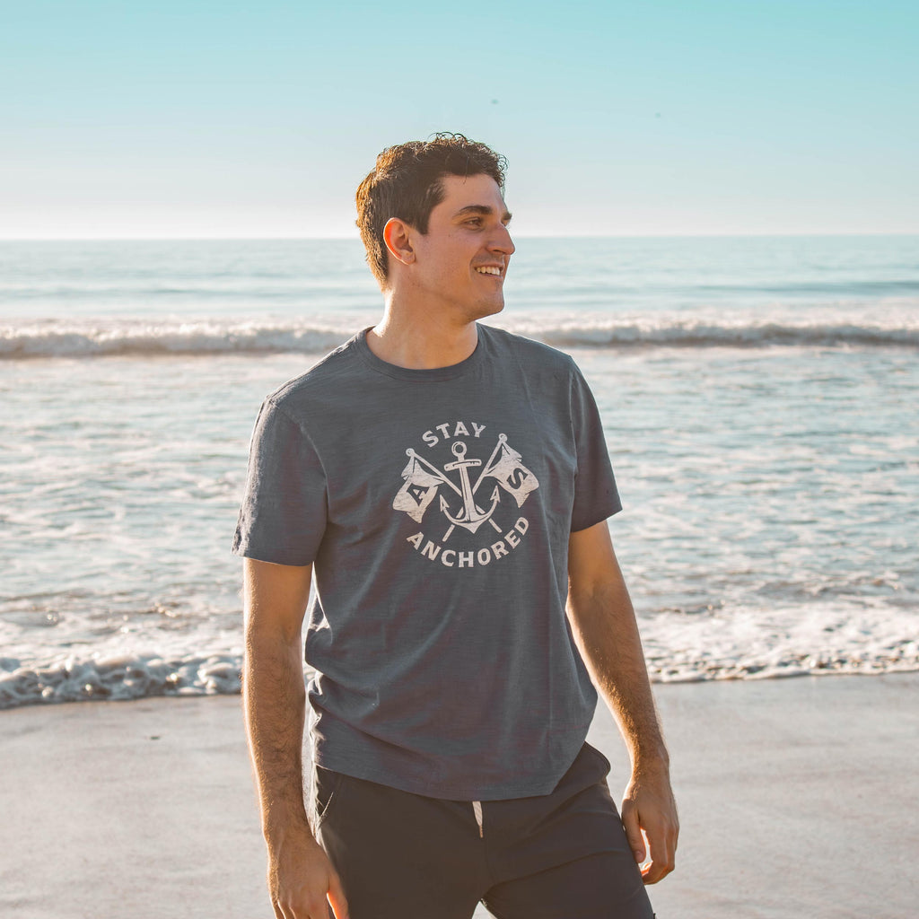 Stay Anchored Beach Tee